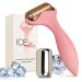 Rena Chris Ice Roller for Face & Body - 2 Stainless Steel Roller Heads for Extended Cooling Ice Face Roller for Clear Skin and Puffiness Relief - Face Massage Skin Care Roller