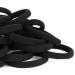 Joyoyo 100 Multi-Colored Hair Bands - Thick No Damage Ponytail Holders for Women & Girls | 45mm Large Black Hair Ties - Buy Online on GoSupps.com