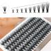 Wrong Eyelashes 20D/30D/40D Nerz Single Eyelash Kit - Cluster Silk Extensions Mixed Tray 8-16mm for Natural Look & Long Thick Lashes - Buy Online on GoSupps.com