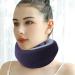 Soft Neck Brace Neck Brace & Elastic Supports Keep Vertebrae Stable Comfort Neck Support Soft Neck Support Relieves Pressure in Spine Neck Support Brace for Home Navy Blue - Buy Online on GoSupps.com