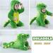 Doladola Unisex Kid's Costume - Green Dinosaur Hooded Rompers for Boys & Girls (2.5-3.5 Years) - Buy Online on GoSupps.com