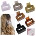 Medium Claw Hair Clips for Women Girls  2 Matte Rectangle Small Hair Claw Clips for Thin/Medium Thick Hair  Hair Jaw Clips Nonslip Clips (Shiny color)