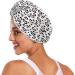 Love Leopard Pattern Dry Hair Cap & Quick Drying Towel Set - Super Absorbent Soft & Comfortable - 2 Piece Set - Buy Online on GoSupps.com