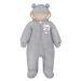 Vine Newborn Baby Hooded Fleece Romper Snowsuit Infant Footed Jumpsuit Outfits Grey 3-6 Months 3-6 Months (Pack of 1) Grey