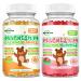 2 Pack Magnesium Gummies for Kids & Adults- Magnesium Glycinate