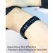 Jeracol Titanium Steel Magnetic Bracelet for Men | Double Row Ultra Strength Magnets | Adjustable Wristband | Removal Tool & Gift Box Included | Singleblue - Buy Online on GoSupps.com