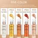Rose Gold Body Shimmer Oil - Long Lasting Illuminator & Highlighter with Brush | Moisturizing Glitter Oil 3.38 Fl Oz - Buy Online on GoSupps.com