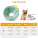 AllSopets Lightweight Cat Protective Collar - Soft Recovery Cone for Cats & Puppies After Surgery - Green - Buy Online on GoSupps.com