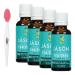 Jason Skin Oil Topical Tea Tree Essential Oil 30ml - Pure Tea Tree Oil for Skin and Face Non-Comedogenic Bundle Nose Cleaning Brush No Harsh Chemicals Multipurpose Use Pack of 4