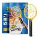 Zap it! Bug Zapper- rechargeable mosquito fly and mosquito killer bug zapper racket- 4 000 volts- USB charging superhelle LED light for zapping in the dark- safe (medium) medium- 1 pack