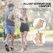 Buy Milaiun Compression Socks for Plantar Fasciitis - 4 Pairs Ankle Support for Men & Women Ideal for Arthritis & Sprains - Size L - Buy Online on GoSupps.com