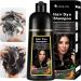 Dark Brown Hair Dye Shampoo for Women & Men 3 in 1- Hair Color Shampoo Hair Dye Shampoo for Gray Hair Instant Hair Coloring Shampoo 500ML (Dark Brown) - Buy Online on GoSupps.com