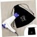 Healeved 8 Pcs Hair Dryer Storage Bag Jewelry Hair Dryer Bag Purse Organizer Pouches Tool Black Flannel - Buy Online on GoSupps.com