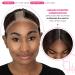 Milano Collection Lace Wig Grip Band - Original Velvet Headband for Lace Wigs, Frontals - Chocolate Brown 2 Pack - Buy Online on GoSupps.com