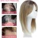 Clip in Bangs 18 In Natural Ombre Brown Blonde Curved Clip Bangs Breathable Realistic Lightweight Daily Wear Fake Fringe Human Hair Toppers for Women Clip in Hair Pieces - Buy Online on GoSupps.com