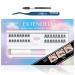 LANKIZ-DIY-Eyelash-Extension-Kit, 32pcs Wide-stem Cluster Lashes, Super Hold Mascara Brush Bond and Seal Eyelash Glue, Applicator, Faux Mink Individual Lashes, DIY Lash Extension Starter Kit