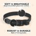 Shop PCEOTLLAR Reflective Dog Collar - Padded Adjustable Soft Neoprene for Small & Large Dogs (Black 40-50cm) - Buy Online on GoSupps.com