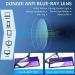 Blue Light Blocking Reading Glasses 4 Pack for Women & Men | Anti Glare Computer Readers with UV Ray Filter | Mix 1.5 Diopters (+1.50) 4-pack - Buy Online on GoSupps.com