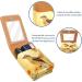 Travel Lipstick Organizer Case - Portable Makeup Bag with Mirror | Daisy Bird in Flower Design - Buy Online on GoSupps.com