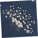 FRCOLOR Heart Rhinestone Hair Clip Wedding Hair Clips Bridal Rhinestone Hair Clips Bride Headpieces for Wedding Flower Girl Hair Accessories Pearl Clips for Hair White Zinc Alloy - Buy Online on GoSupps.com