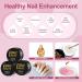 PECECOLOR Geln gel Starterset - 15ml Nail Extension Gel Kit with 20 Templates & Brush for Perfect Nails - Buy Online on GoSupps.com
