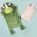 HomeTop Premium Classic Rubber Hot and Cold Water Bottle with Cute Triceratops Cover - 2L White, 67.63 Fl Oz - Buy Online on GoSupps.com