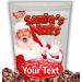Personalised Bag Of Santa's Nuts Delicious Milk Chocolate Covered Peanuts for Fun Xmas Christmas gift Joke - Buy Online on GoSupps.com