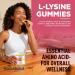 NATISLAND Liposomal L-Lysine Gummies 1000mg Lysine Supplement for Adults & Kids Chewable Lysine with Zinc for Lips & Oral Health Immune & Collagen Support Vegan Sugar Free Lemon Flavor 60 Count - Buy Online on GoSupps.com