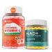 Liposomal Vitamin C 1000mg Filled Gummies for Adults & Kids 9+ NAD+ Supplement Gummies Sugar Free for Women & Men 2 Pack