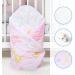 Baby Swaddle Wrap Blanket/Newborn Cotton Swaddling Sleeping Bag 0 to 3 Months (Zoo Pink) 11 - Buy Online on GoSupps.com
