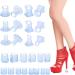 OOTSR 13 Pairs Clear Heel Stoppers - Heel Protectors for High Heels on Grass, Uneven Floors, Weddings & Outdoor Events - Buy Online on GoSupps.com