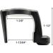 Extreme Max 3005.5067 BoatTector Pontoon Rail Fender Hanger/Adjuster - Black (Pack of 4) - Buy Online on GoSupps.com