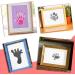 Baby Handprint and Footprint Kit 2 Pcs Clean Touch Baby Ink Pads for Hands and Feet with 4 Stamp Cards Safe Non-Toxic Inkless Handprint Kit for Baby Handprint Family Keepsake Gifts (Black) - Buy Online on GoSupps.com