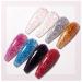 Jascherry 8 Colors Glitter Poly Nail Gel - Acrylic Nail Extension Gel for Beginners | Professional Nail Design #2 - Buy Online on GoSupps.com