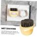 Fomiyes Men's Beard Brush Set - 4 Travel Brushes Barber Shaving Brushes Smooth Wild Boar Hair Durable ABS Perfect for Grooming & Pocket 6x5x5cm - Buy Online on GoSupps.com