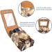 Travel Lipstick Organizer Case with Mirror | Portable Ethnic Style Makeup Bag - Indian Elephant Design - Buy Online on GoSupps.com