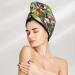 Vegan Hair Towel Wrap | Quick-Drying Hair Turban with Button | Best Hair Drying Towel for Effortless Style - Buy Online on GoSupps.com