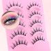 Buy Faux Mink Manga Lashes | 13mm Natural Look Spiky & Wispy False Eyelashes - 5 Pairs for Cosplay | International Shipping - Buy Online on GoSupps.com
