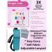 GoGirl Female Urination Device  Lavender & Waterproof for Spills & Splashes Tote Holder. LA Fresh Feminine Natural Wipes & Extra Zip Baggies 5 Tote Color Choices (Blue Tote) - Buy Online on GoSupps.com