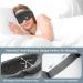 MOUNTRAX Heated Eye Mask - 3D Total Blackout Design - Smart IC for Safe Warm Compress - Heating Pad for Dry Eyes | Improve Sleep, Relieve Fatigue, Puffiness, Migraines - Grey - Buy Online on GoSupps.com
