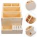 Beaupretty Desk grinding head storage desk pen pencil holder makeup brush finger nail art tool organizer remote control organizer grinding head holder drill rig wooden Tool Makeup - Buy Online on GoSupps.com