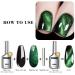 Vishine 9D Cat Eye Green Gel Nail Polish - Galaxy Chameleon UV Gel - Soak Off Manicure for DIY & Salon - 16ml M193 - Buy Online on GoSupps.com