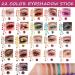 Red Matte Eyeshadow Stick - Hypoallergenic & Waterproof Cream | Long-Lasting & Smooth Eyeshadow Pencil for High-Impact, Multi-Dimensional Eyes (06) - Buy Online on GoSupps.com