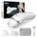 Braun Silk Expert Pro 3 epilator with light impulses semi-definitive hair removal of the hair alternative to laser bag venus razor 2 heads white/silver pl3122