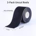 Lobtery Kinesiology Tape (3 Uncut Rolls) Waterproof Athletic Tape Sports for Knee Shoulder and Elbow  Kinesio Tape for Pain Relief  Latex Free  2 inch x 16.4 feet Roll  Black - Buy Online on GoSupps.com