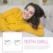 iplusmile Tooth Gem Kit - Removable Crystal Heart Teeth Ornaments for Reflective DIY Nails Decor - 10Pcs White - Buy Online on GoSupps.com