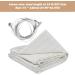 Grounding Mat For Bed Silver Conductive Earthing Mat with 180inch Grounding Wire Grounding Sheet Foldable Earthing Sheets Breathable Grounding Bed Sheet For Better Sleep 28 * 52inch - Buy Online on GoSupps.com
