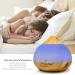 Aroma Diffuser 300ml by Likemylux | Ultrasound Fragrance Oil Diffuser with Wood Grain 7 LED Colors Adjustable Fog Levels & Auto Shutoff - Ideal Humidifier for Aromatherapy - Buy Online on GoSupps.com