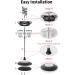 Hair Dryer Stand - Twisty Style Acrylic Holder for Hair Styling Tools | Heavy Base & Tray for Curling & Straightening | Crystal Design - Buy Online on GoSupps.com