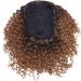 Short Afro Curly Ponytail Hair Extensions Piece for African American Black Women Ponytail Extension Afro Drawstring Curly Ponytail for Women Black mix Coffee Brown - Buy Online on GoSupps.com